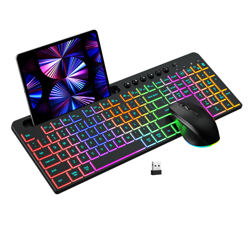 Gaming Keyboard And Mouse Set - 2.4G Wireless Keyboard Mouse Set with