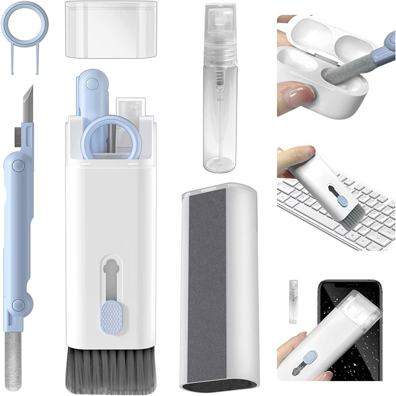 Keycap Puller Ring - 7-in-1 Computer Keyboard Cleaner Brush Kit