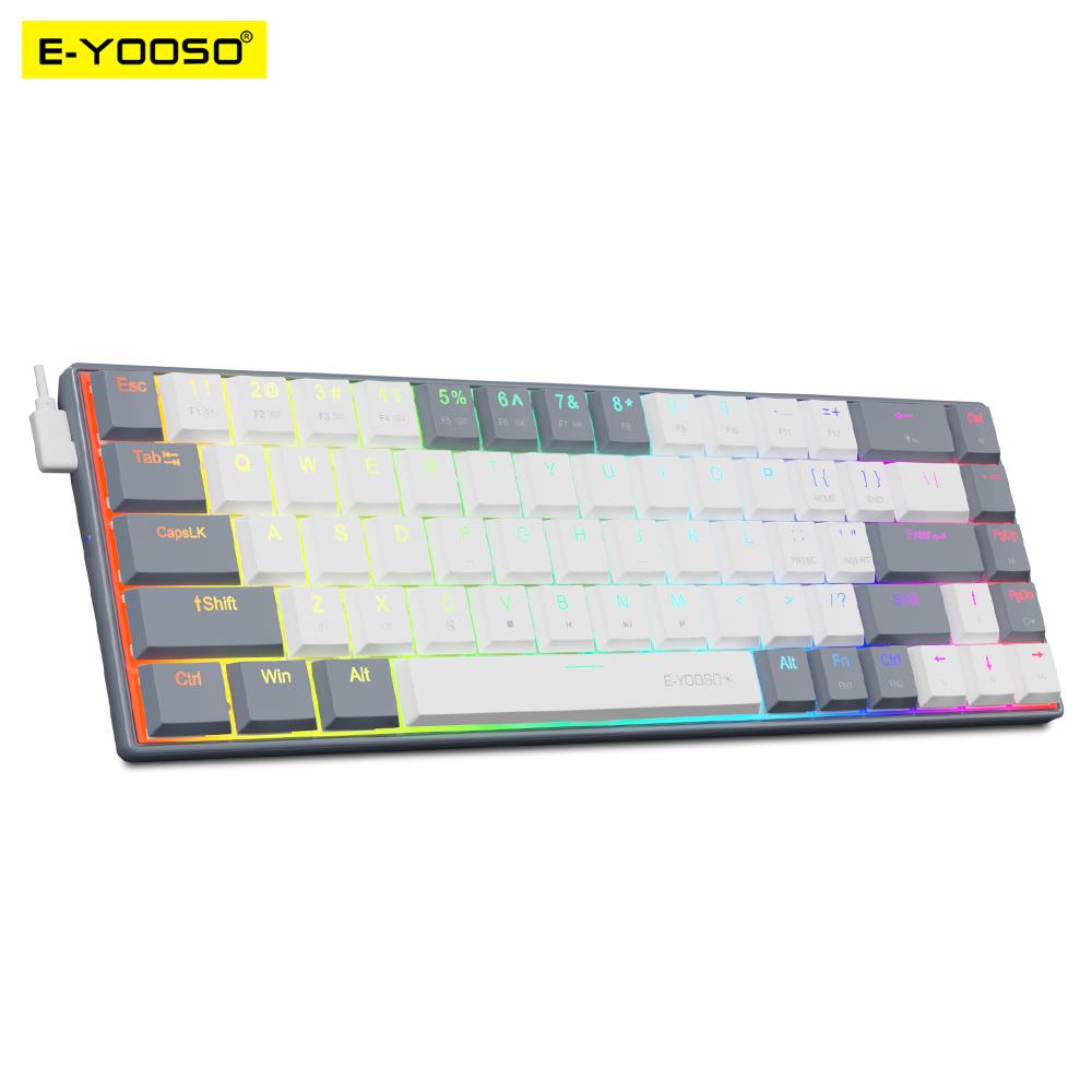 Gaming Keyboard E Yooso - E-YOOSO A68 RGB Mini Slim USB