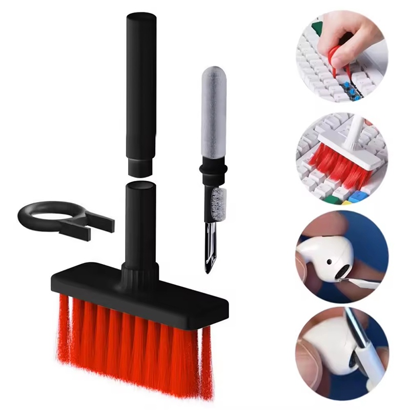 Keycap Puller Ring - Universal Computer Keyboard Cleaner Brush Kit