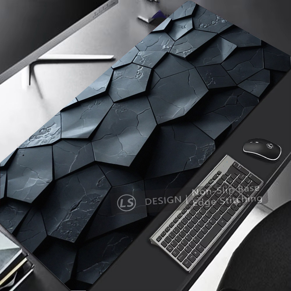 Gaming Keyboard Blue - Large gaming Mouse Pads 90x40 Red