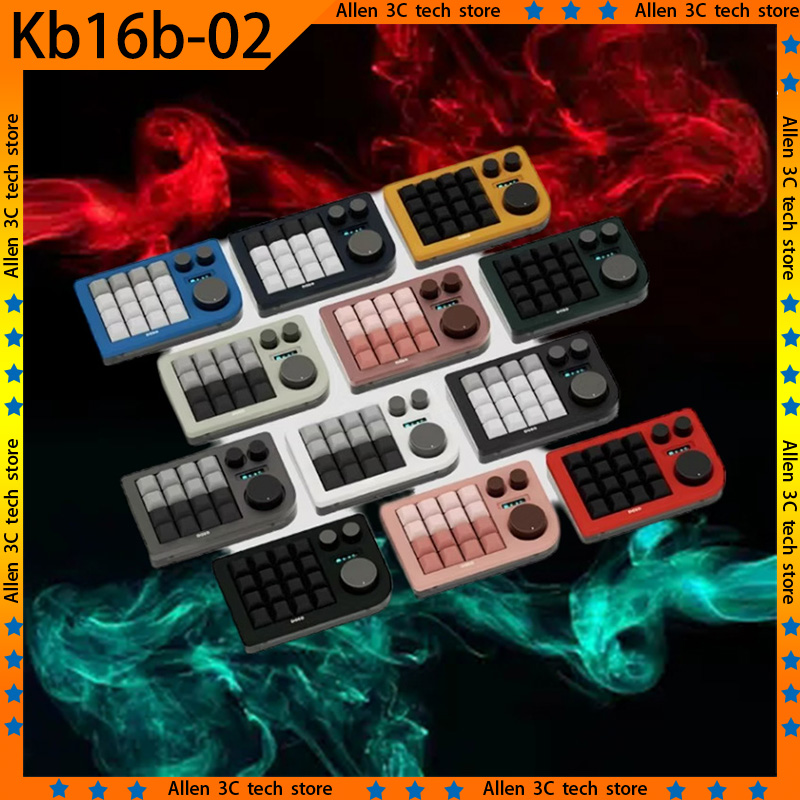 Gaming Keyboard Mini Mechanical - DOIO Kb16b-02 Mechanical Keyboard Bluetooth Dual