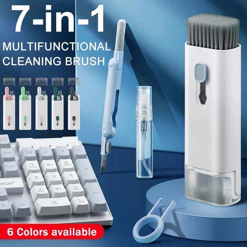 Keycap Puller Ring - 7 in 1 Computer Keyboard Cleaner