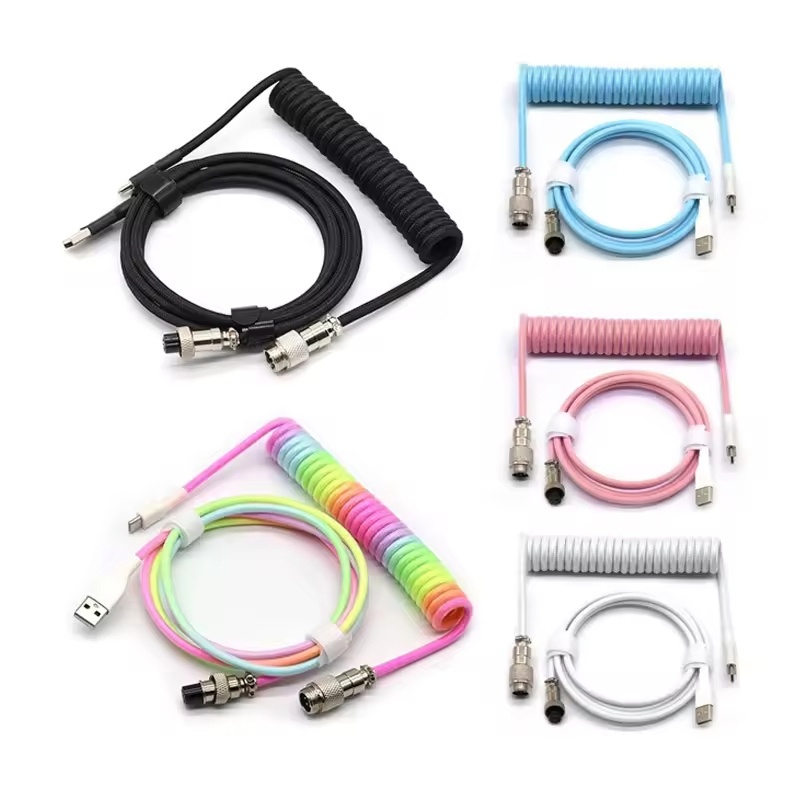 Mechanical Keyboard Coiled Cab - Coiled Usb Cable ulasan dan harga