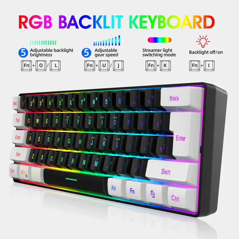 Keyboard and Mouse 60% Compute - Gaming Keyboard And Mouse Combo ulasan dan harga