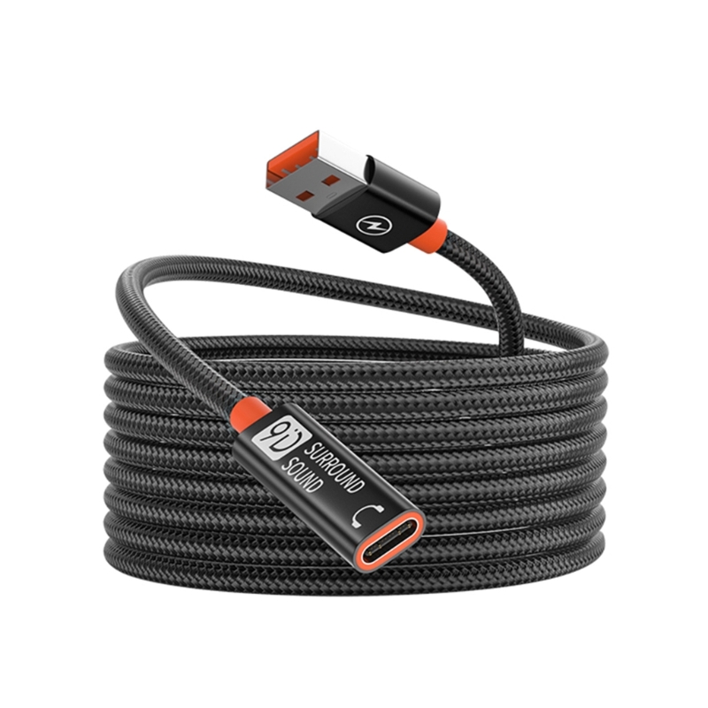 USB A Male to Type C Female Ch - Coiled Usb Cable ulasan dan harga