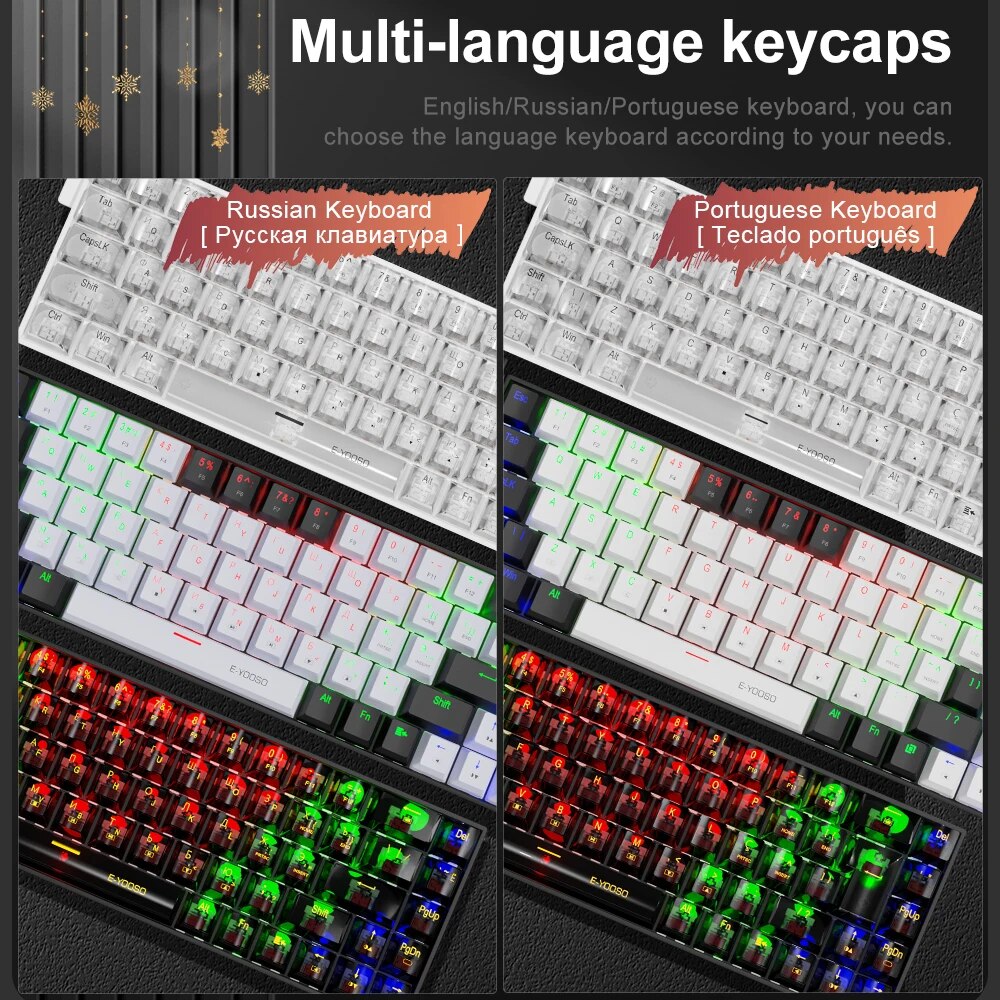 E-YOOSO Z686 USB Mini Slim Mec - Gaming Keyboard E Yooso ulasan dan harga