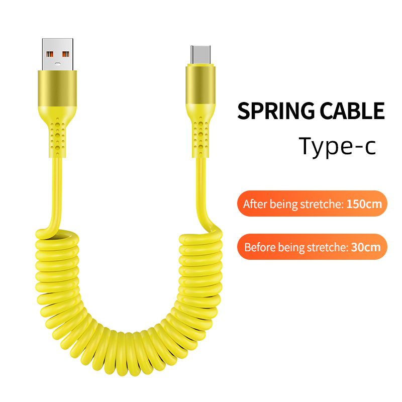 Retractable Coiled USB A to Ty - Coiled Usb Cable ulasan dan harga