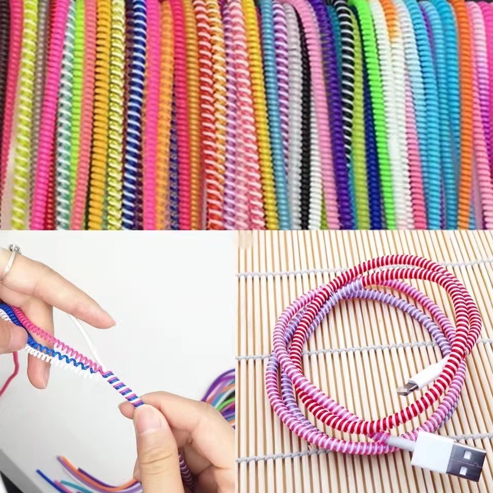 1.4M TPU Spiral USB Charging C - Coiled Usb Cable ulasan dan harga