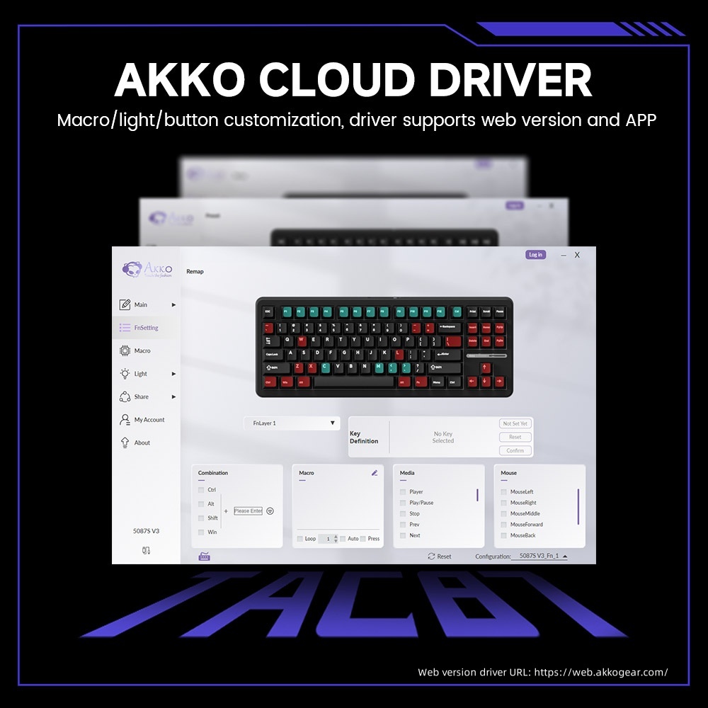 Akko 5087 V3 Tri-mode Keyboard - Gaming Keyboard Tkl ulasan dan harga