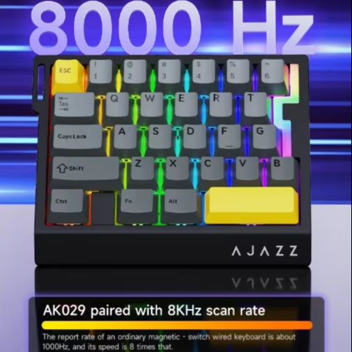 AK029 Wired One-Handed Gaming  - Gaming Keyboard Mini Mechanical ulasan dan harga