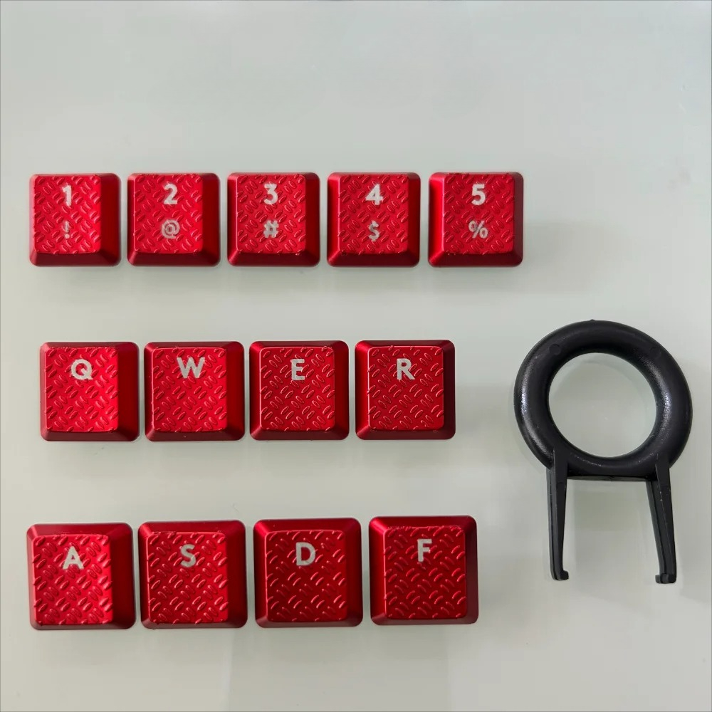 DIY Red translucent keycaps co - Gaming Keyboard Tkl ulasan dan harga