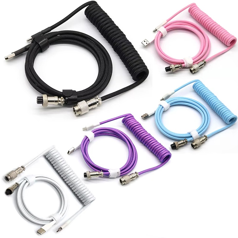 Mechanical Keyboard Coiled Cab - Coiled Usb Cable ulasan dan harga
