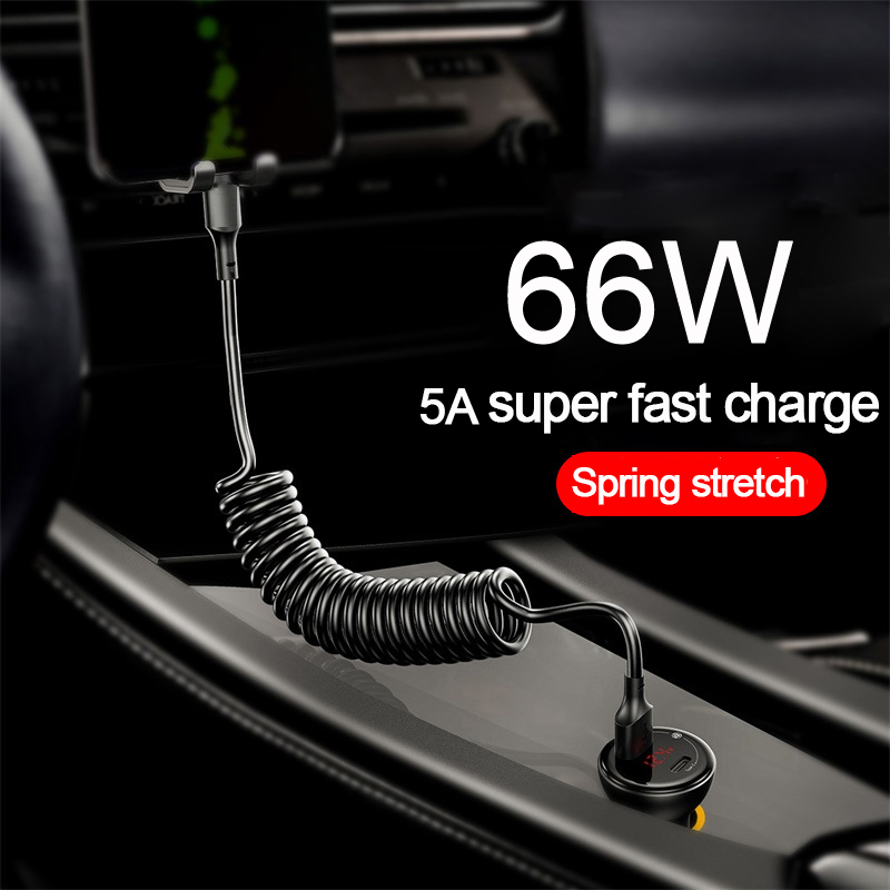 5A Fast Charging Coiled USB C  - Coiled Usb Cable ulasan dan harga