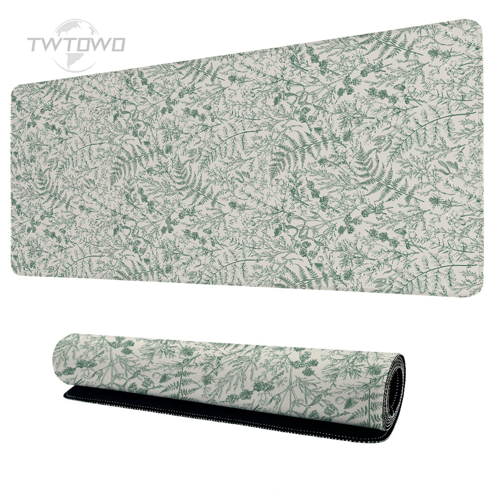 Mouse Pad Gaming Green Flower  - Gaming Keyboard And Mouse Combo ulasan dan harga
