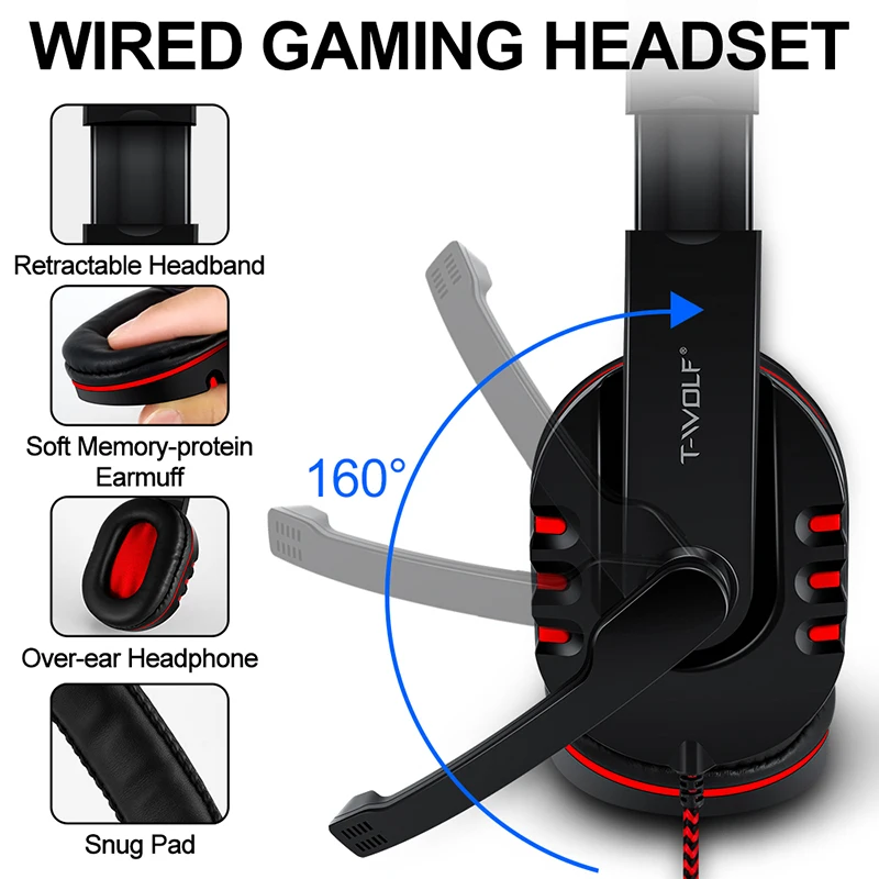 T-WOLF Game Four Piece TF800 I - Gaming Keyboard And Mouse Set ulasan dan harga