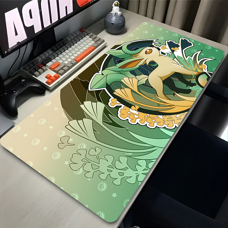 Mouse Pad Gamer P-pokemon Leaf - Gaming Keyboard Nearby ulasan dan harga