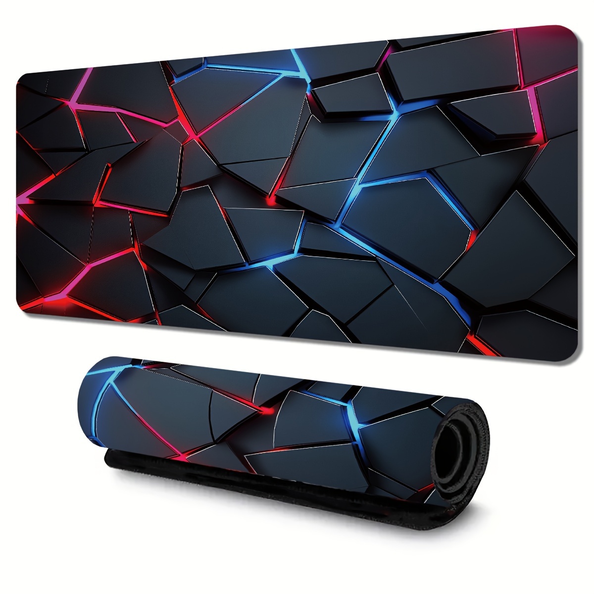 Large gaming Mouse Pads 90x40  - Gaming Keyboard Blue ulasan dan harga