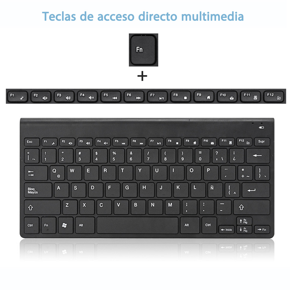 Hot 78Keys Spanish Keyboard Wi - Gaming Keyboard And Mouse Set ulasan dan harga