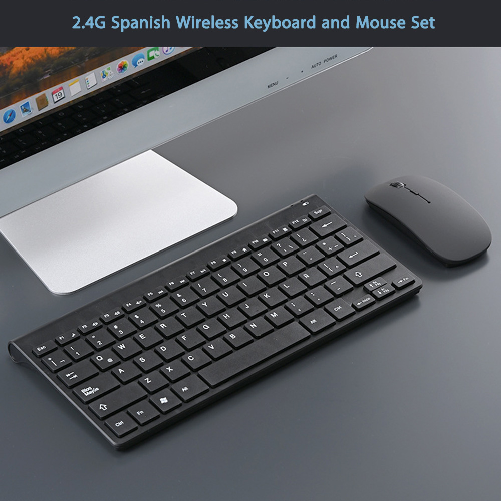 Hot 78Keys Spanish Keyboard Wi - Gaming Keyboard And Mouse Set ulasan dan harga