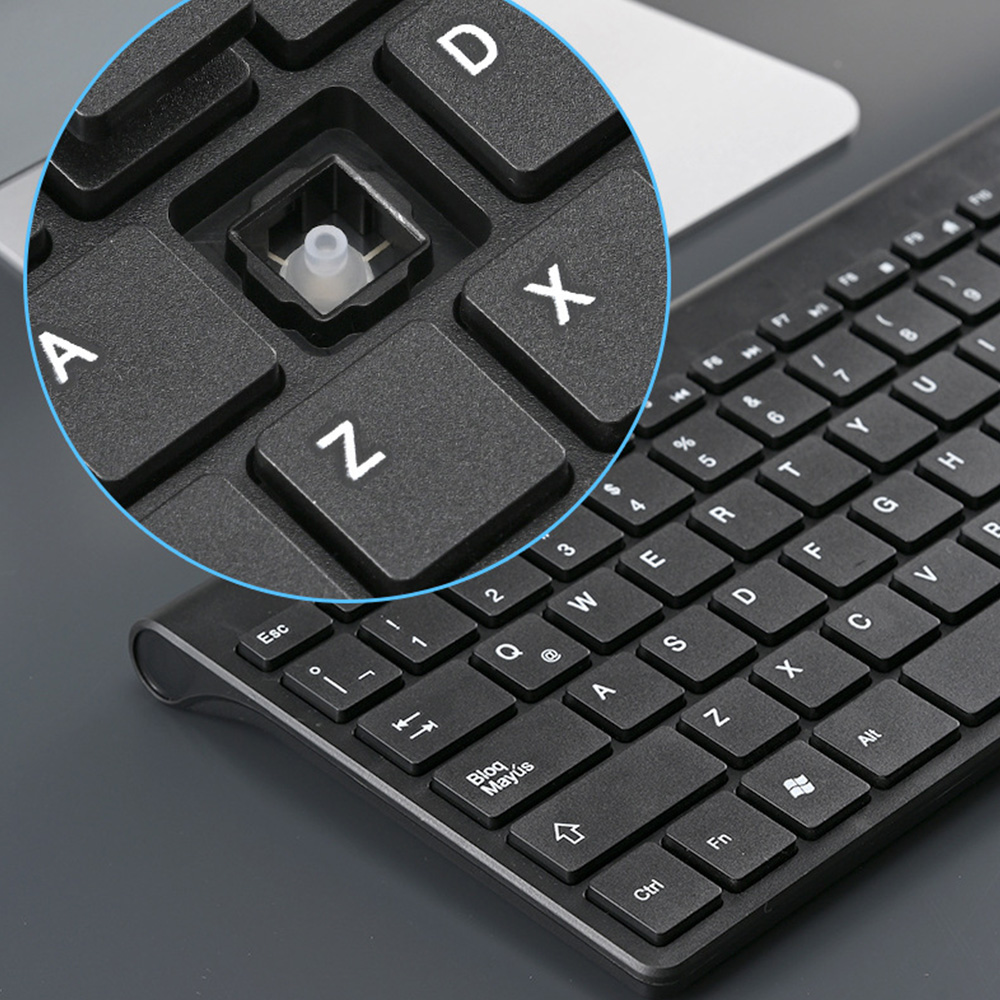 Hot 78Keys Spanish Keyboard Wi - Gaming Keyboard And Mouse Set ulasan dan harga