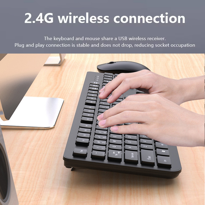 2.4G Wireless Keyboard Mouse S - Gaming Keyboard And Mouse Set ulasan dan harga