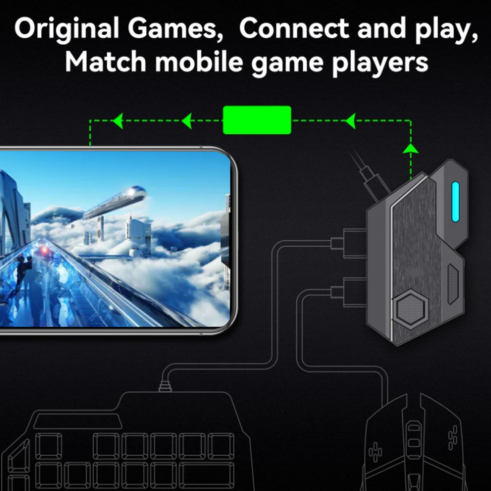 Mobile Game Combo Pack Bluetoo - Gaming Keyboard And Mouse Combo ulasan dan harga