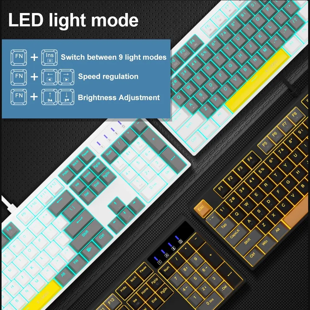 E-YOOSO Z14 USB Mechanical Gam - Gaming Keyboard E Yooso ulasan dan harga