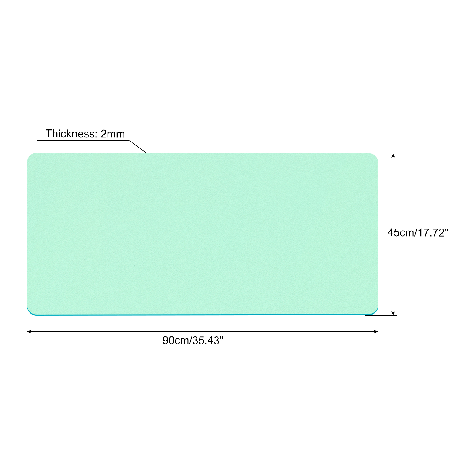 Office Desk Mat Protector PU L - Gaming Keyboard Nearby ulasan dan harga