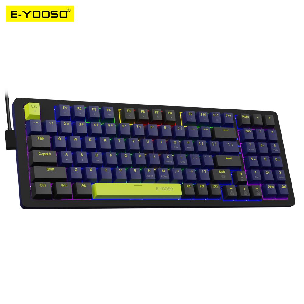 E-YOOSO Z94 USB Mechanical Gam - Gaming Keyboard E Yooso ulasan dan harga