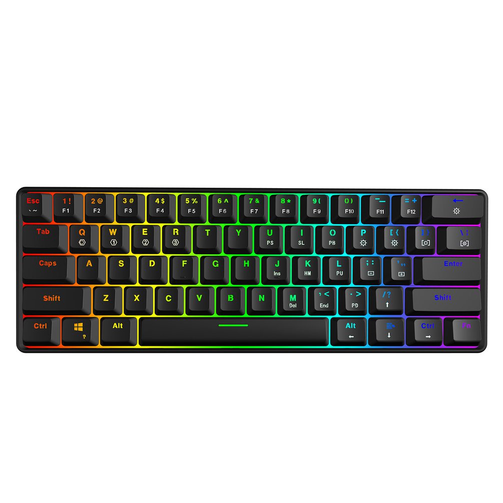 SKYLOONG GK61 Mini Portable 60 - Gaming Keyboard Mini Mechanical ulasan dan harga