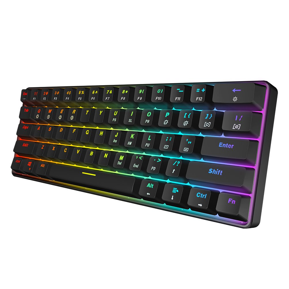 SKYLOONG GK61 Mini Portable 60 - Gaming Keyboard Mini Mechanical ulasan dan harga