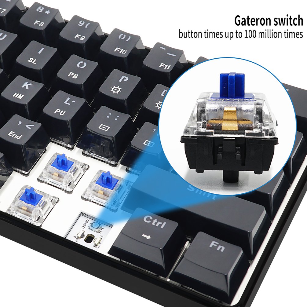 SKYLOONG GK61 Mini Portable 60 - Gaming Keyboard Mini Mechanical ulasan dan harga