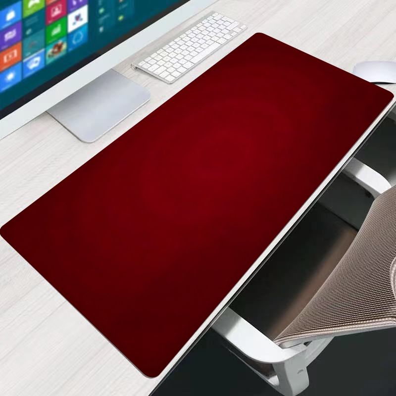 Red Mouse Pad Office Extended  - Gaming Keyboard Nearby ulasan dan harga