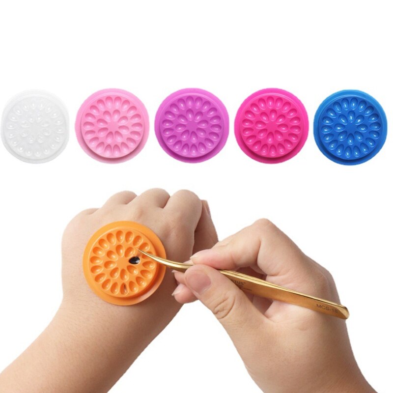 100pcs Eyelash Glue Holder Eye - Gasket Mount Kit ulasan dan harga
