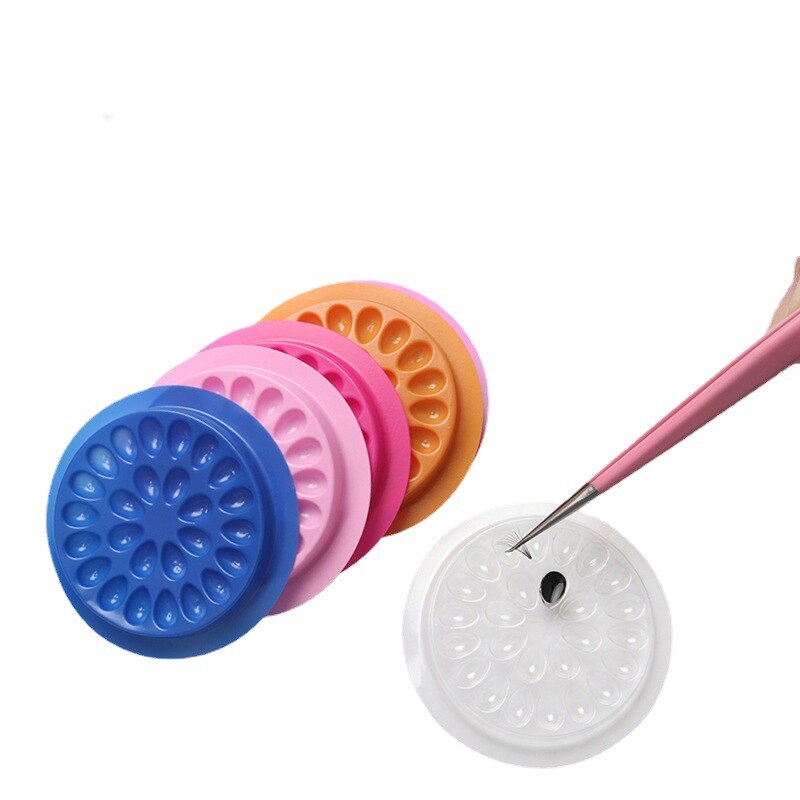 100pcs Eyelash Glue Holder Eye - Gasket Mount Kit ulasan dan harga
