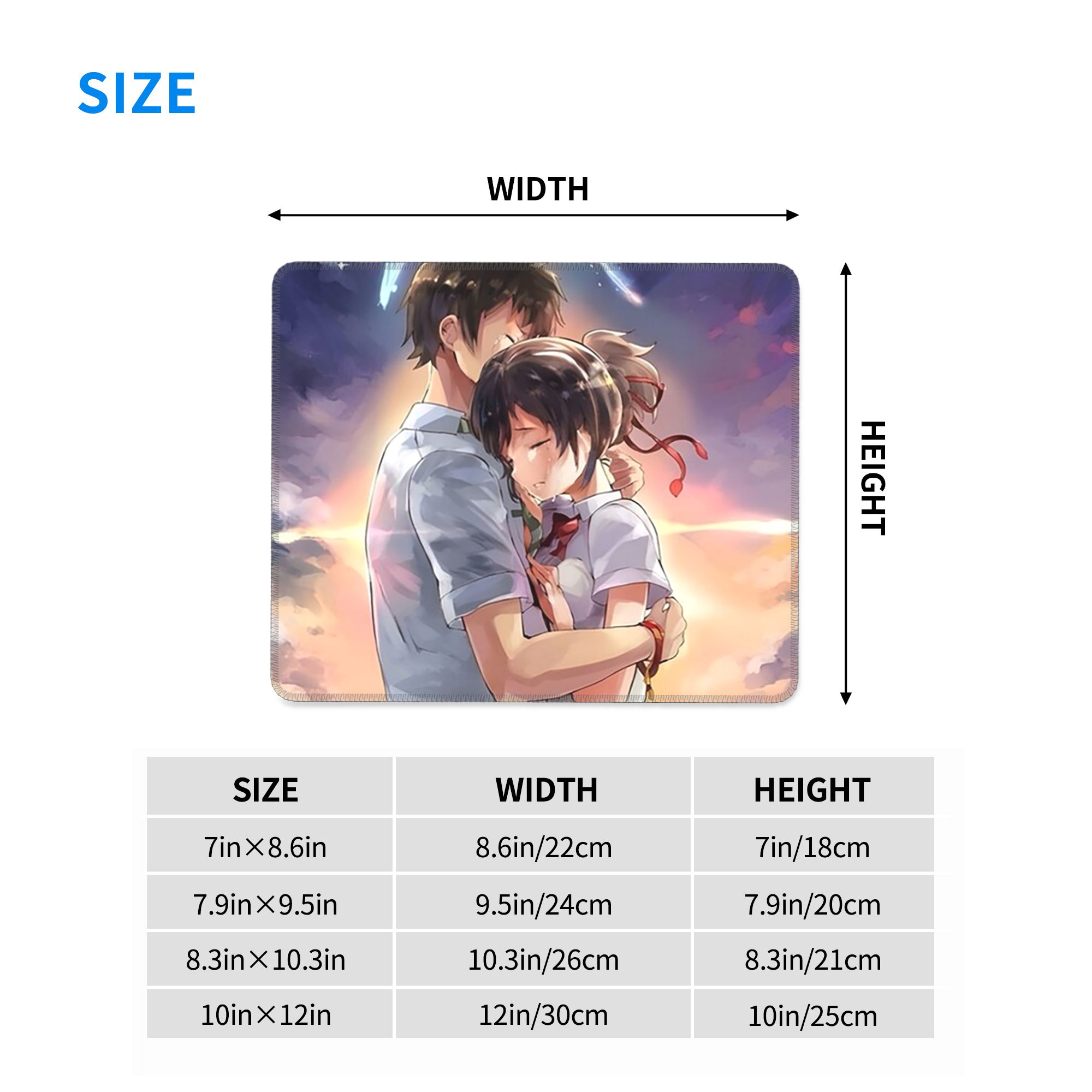 Japanese Anime Your Name Mouse - Gaming Keyboard Name ulasan dan harga