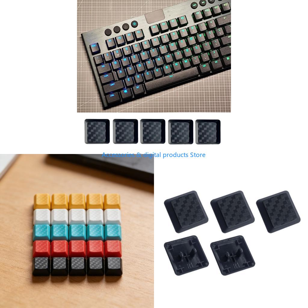 77JD 5Pcs Gaming Carbon Fiber  - Gaming Keyboard Tkl ulasan dan harga