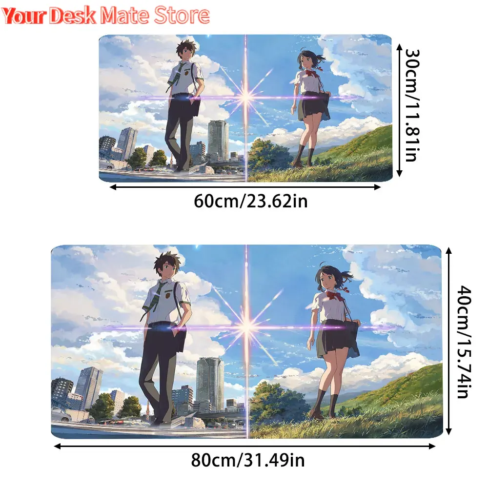 1pc Your Name Large Mouse Pad  - Gaming Keyboard Name ulasan dan harga