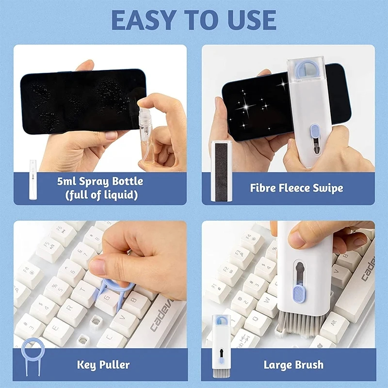 7 in 1 Computer Keyboard Clean - Keycap Puller Ring ulasan dan harga